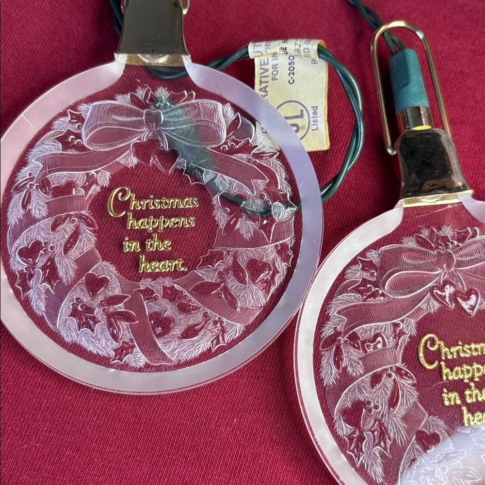 Hallmark Vintage Christmas Set of 5 Lighted Ornaments - Picture 9 of 13